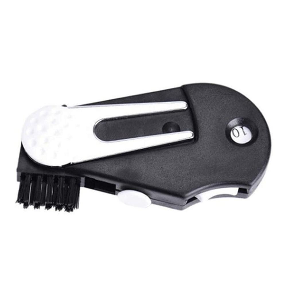 5 In 1 Golf Tool Multipurpose Golf Green Fork Repair Tool Groove Ball Cleaner Ball Marker Wear Clip