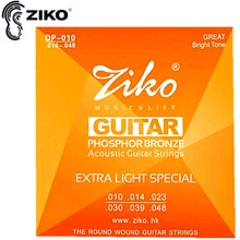 ZIKO 010-048 DP-010 Akoestische gitaar snaren muziekinstrumenten FOSFORBRONS Snaren gitaar accessoires onderdelen
