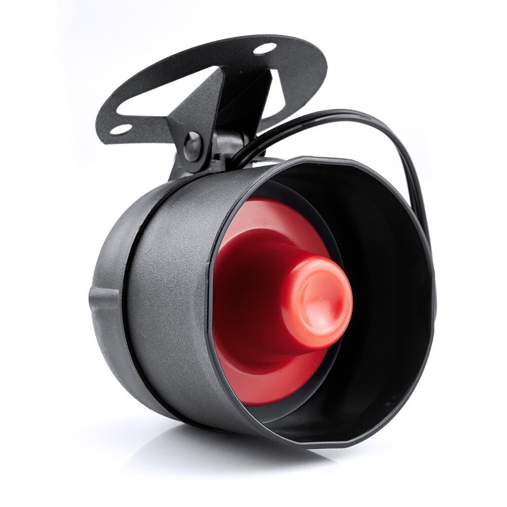 1 Tone Outdoor Security Sound Siren Horn Speaker Metal DC12V Loud High Volume Home Intrusion Car Vehicle Safety Fire Alarm
