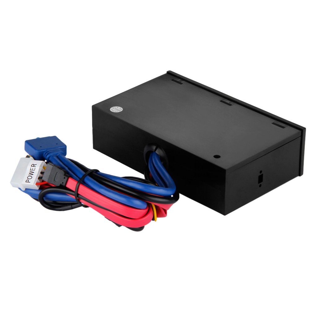 Multifunktion 5.25 "mediedashboard kortlæser usb 2.0 usb 3.0 20- pin e-sata sata frontpanel