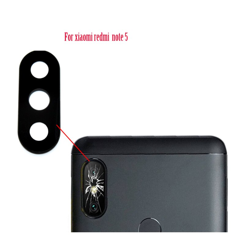 2 Pc 100% Originele Rear Back Camera Glas Lens Cover Met Lijm Voor Xiaomi Redmi Note5 Note 5 Snelle