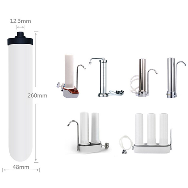 Filtro ceramico per filtro acqua fango diatomo filtro composito a carbone attivo per rimuovere le impurità dei sedimenti