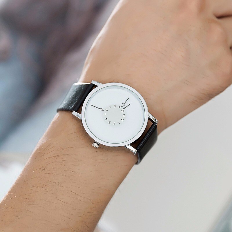 Paidu horloge herenhorloges horloges heren witte leren band horloge casual herenhorloge reloj hombre erkek kol saat