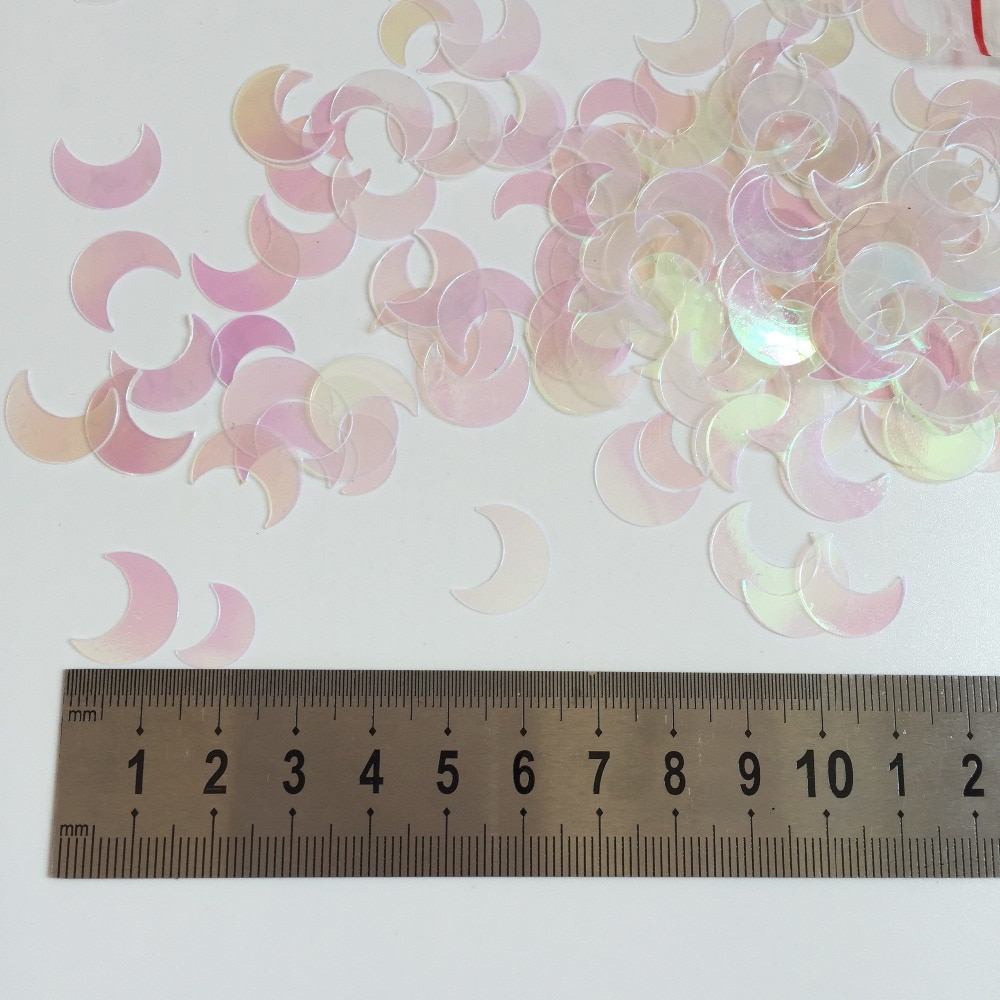 Iriserende Maan Confetti Spangles Maan Pailletten 1st verjaardag Baby Shower Nursery Romantische bruiloft tafel Decoratie