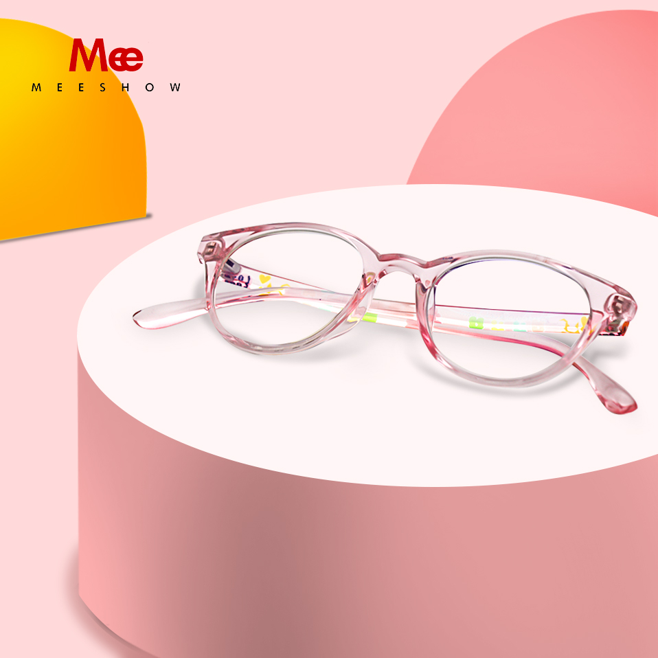 Meeshow kids glasses frames Anti blue light optical eyeglasses boy girls TR90 Computer protection UV400 Glasses TK1939