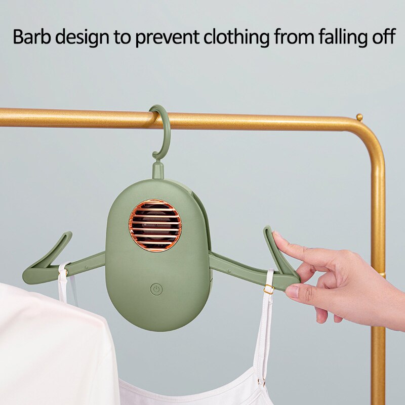 Składana elektryczna suszarka robić ubrań przenośne szybko suszenie ubrań buty suszarka robić jonów ujemnych wieszak dezodorujący 3 tryb suszarka na pranie 220V