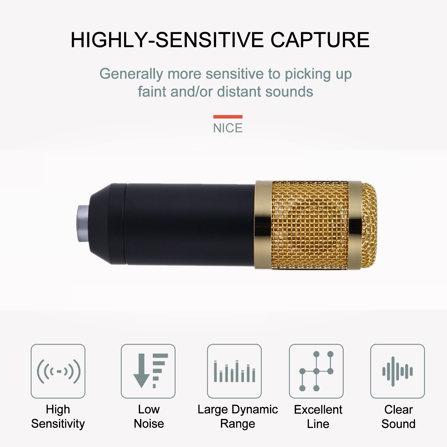 Bm 800 karaoke mikrofon  bm800 studio kondensator mikrofon mikrofon bm -800 for ktv radio braodcasting sang opptak datamaskin 2022