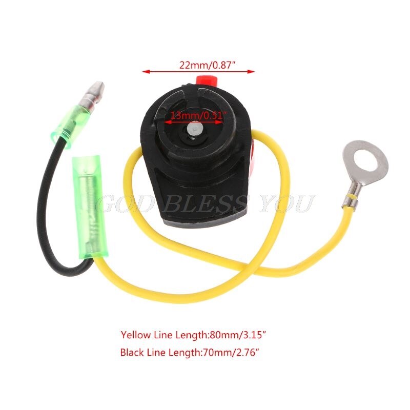 Engine Power Stop On Off Kill Switch Control For Honda GX110 GX120 GX160 GX200 GX240