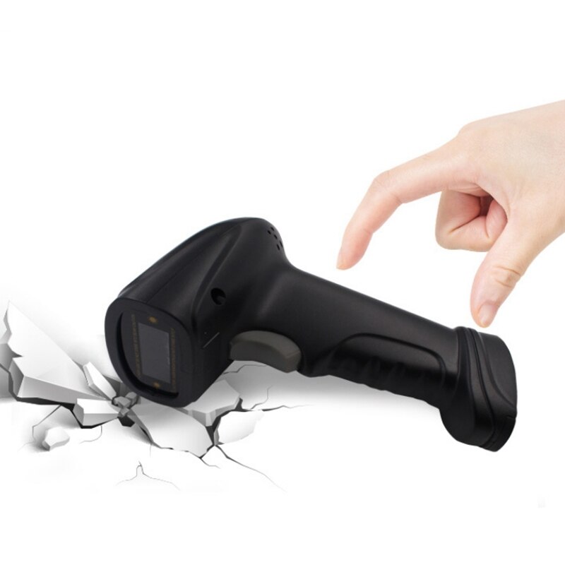 Bluetooth Wireless 1D Sn Handheld Barcode Scanner WM2 Sn Reader with USB Receiver