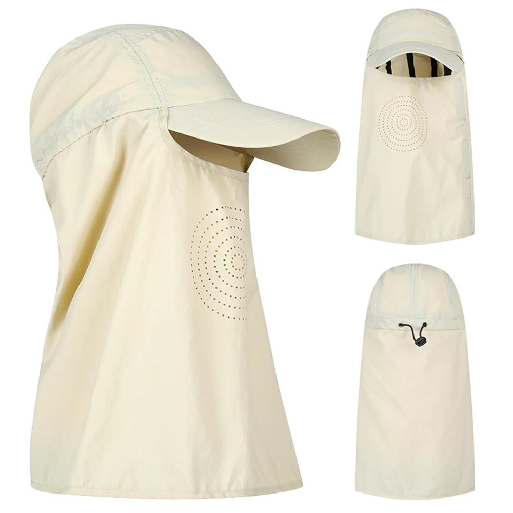 Unisex Sonnenschutz Hut UV Schutz Gesicht Hals Kla Vicedeal
