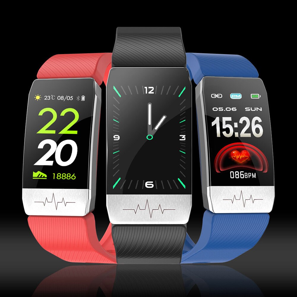 T1S Body Temperature Detection Intelligent Bracelet Multi-Function Body Health Monitor IP67 Waterproof Sport Bracelet Fitness