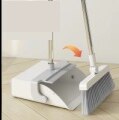 Broom Dustpan Mop Three Sets Kit Multi-Function Broom Windproof Dustpan Cleaning Floor Hygiene Durable Household Cleaning Tool: Js05a  2pc white