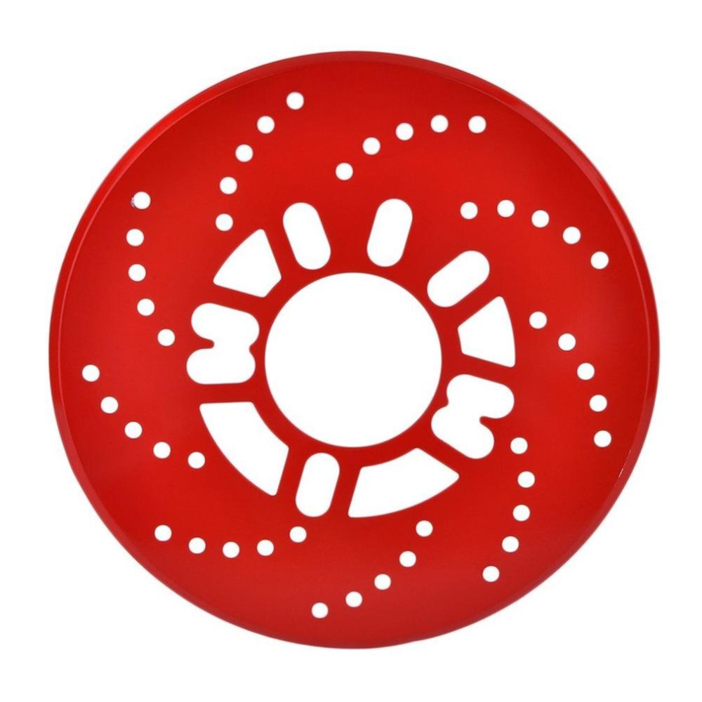 2pcs Car Auto Wheel Disc Brake Cover for 14" Drum Decorative Aluminum Brake Cover Dust-proof for Auto Rear Wheel: red