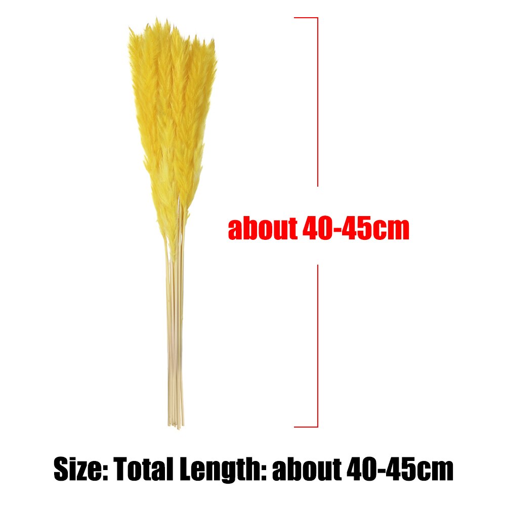 15/25 sztuk trzciny naturalne pszenicy kwiat bukiet suszone Pampas ślubny kwiat bukiet bukiety Bulrush dla Home Decor materiały ślubne