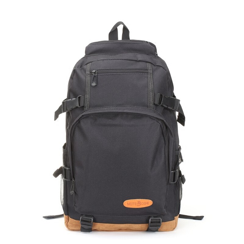 School Bags for Teenagers Boys Schoolbag Large Capacity Men Canvas Solid School Backpack Rucksack Bagpack Laptop Book Bags