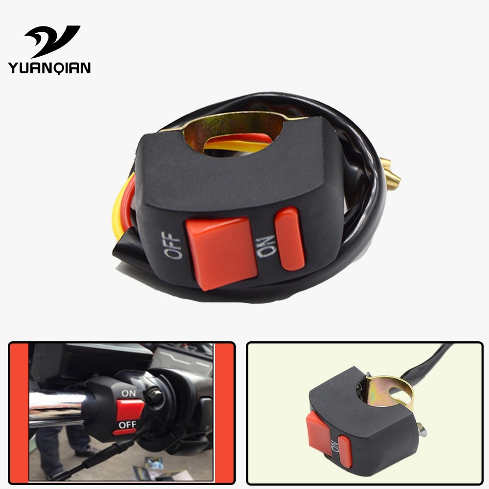 Moto Manubrio Interruttore in poi/spento Pulsante 12V Interruttore Faro per Benelli BN600 BN302 TNT300 TNT600 BN TNT300 302 600 GT