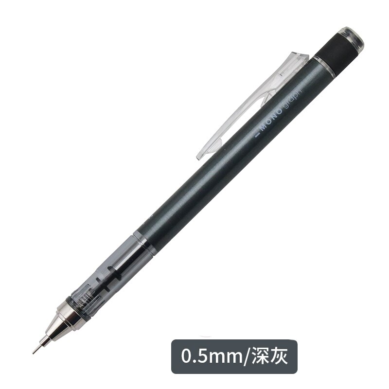 Tombow Mono Graph Mechanical Pencil 0.3mm 0.5mm Drawing Pencils Japanese Stationery DPA-131 DPA-132: 0.5mm grey