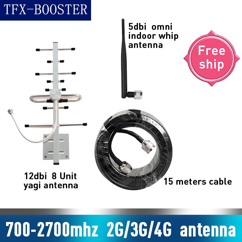 Antenna esterna del ripetitore 12dbi della rete del telefono cellulare della banda 7 del ripetitore del segnale cellulare di 2600mhz LTE 4G DCS