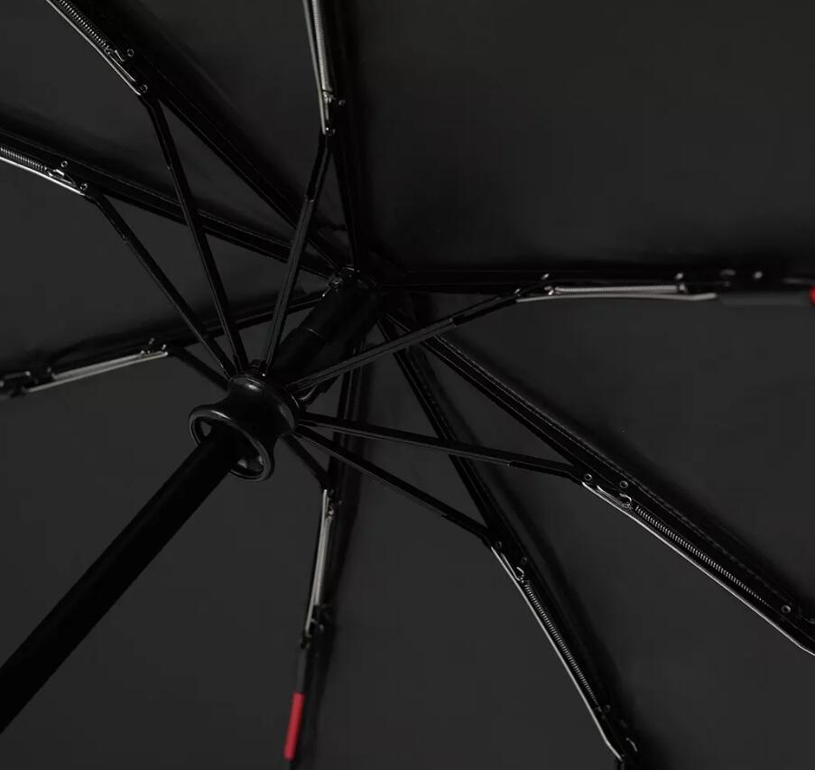 Xiaomi Konggu Transparent Mechanical Anti-rebound Automatic Umbrella Bright Handle Red Fiberglass Umbrella Bone Windproof Men