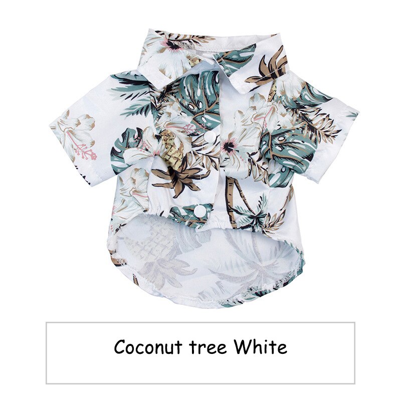 Comfortable Dog Clothes Suitable For Spring And Summer Small &amp;Medium-Sized Dogs: White / L