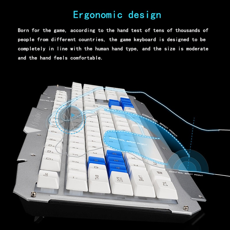 HK1600 2.4GHz Wireless Gaming Keyboard And mouse Set Mechanical Feel Keyboard Waterproof Multimedia Keyboard Mute Gaming Mouse