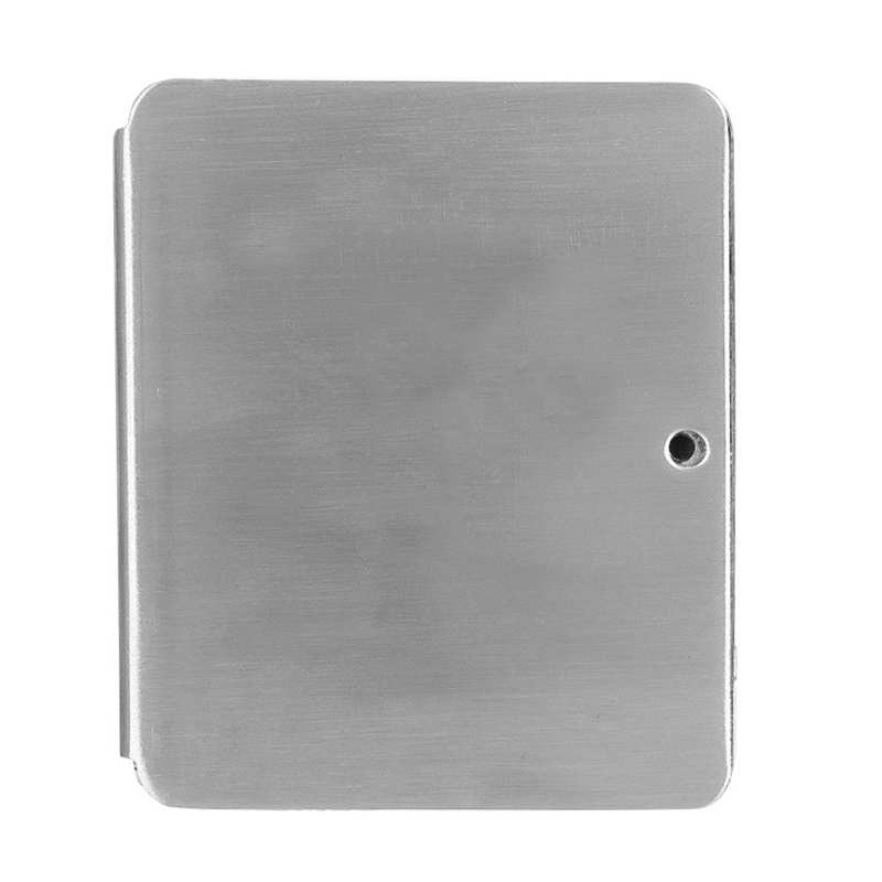 Square Single Glass Door Lock Latch Frameless Stainless Iron No Drilling Home Office Lock Anti Theft Lock