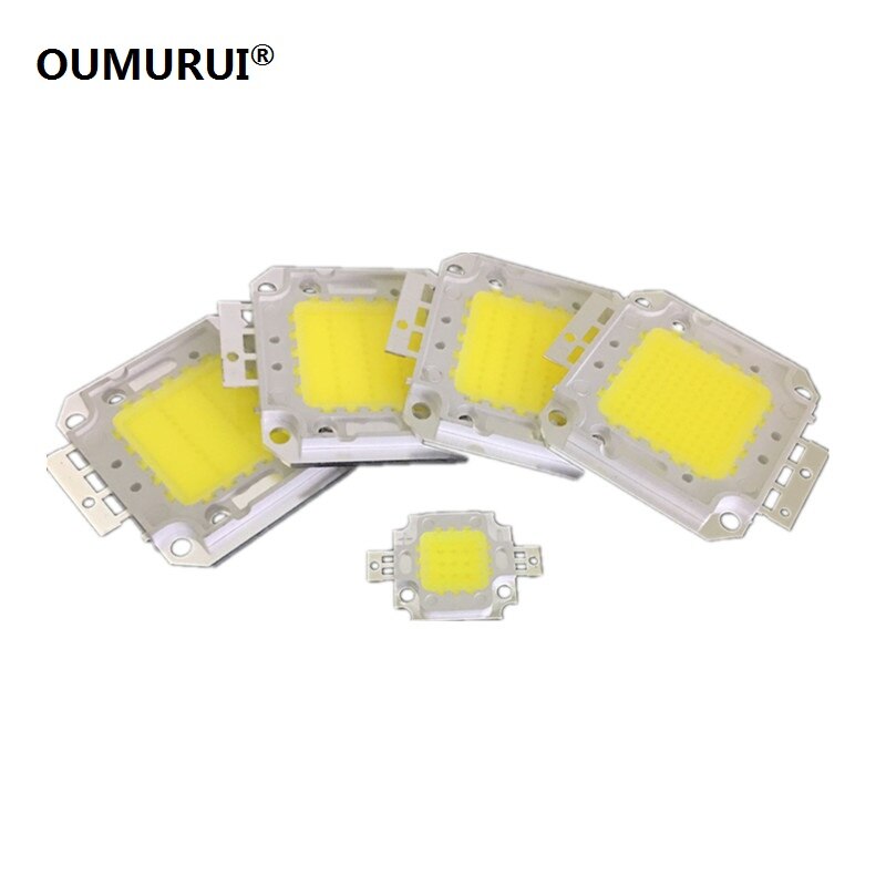 10w/20w/30w/50w/100w led cob chip valot suuritehoiset lamput lämmin valkoinen/valkoinen genesis 30 mil chips 1 kpl