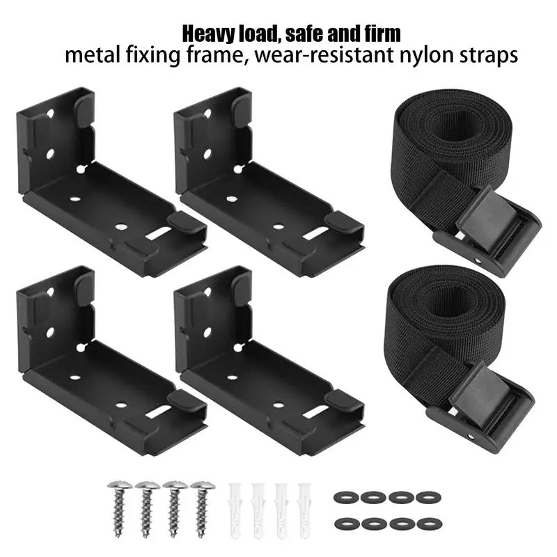 Universele Pc Case Houder Onder Bureau Cpu Stand Wandmontage Verstelbare Computer Mainframe Hanger Host Box Stand Beugel Rack