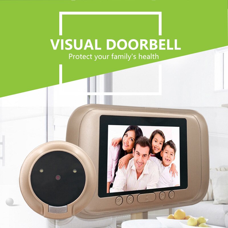 Smart Wifi Video Deurbel 720P Hd Camera Visuele Intercom Met Nachtzicht Deurbel Draadloze Thuis security Camera
