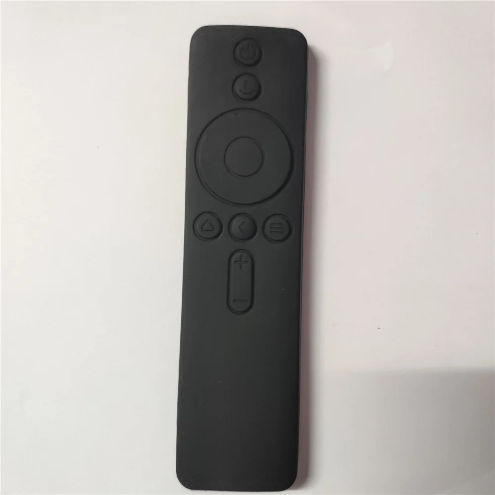 Jednokolorowe etui na pilota do Xiaomi 4A TV 4C MiBox Silikonowe, pyłoszczelne etui ochronne na pilota Mi 4 Voice Remote: WHITE