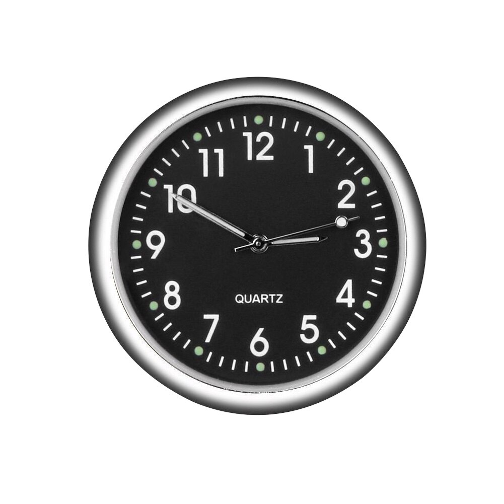 Car Clock Luminous Mini Automobiles Internal Stick-On Digital Watch Mechanics Quartz Clocks Automotive Styling Accessories
