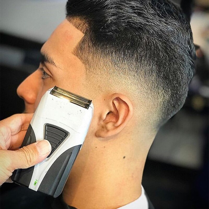 barber shop rechargeable powerful electric shaver for men beard foil shaving machine stubble electric razor fade finishing tool