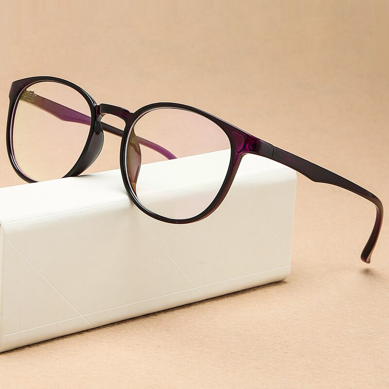 Plastic Glasses Frames Round Female Men Nerd Transparent Optical Frames Computer Glasses Frames