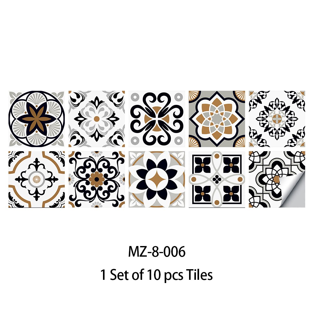 Carreaux Muraux Marocains 20x20 - Lot De 12 - Céramique Brillante - Multicolore