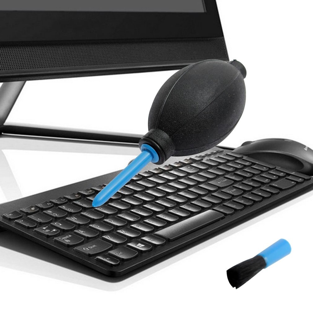 Universal Dust Blower Cleaner Leather Air Blower Pump Dust Cleaner telescope lens keyboards cellphone Cleaning Tool + brush