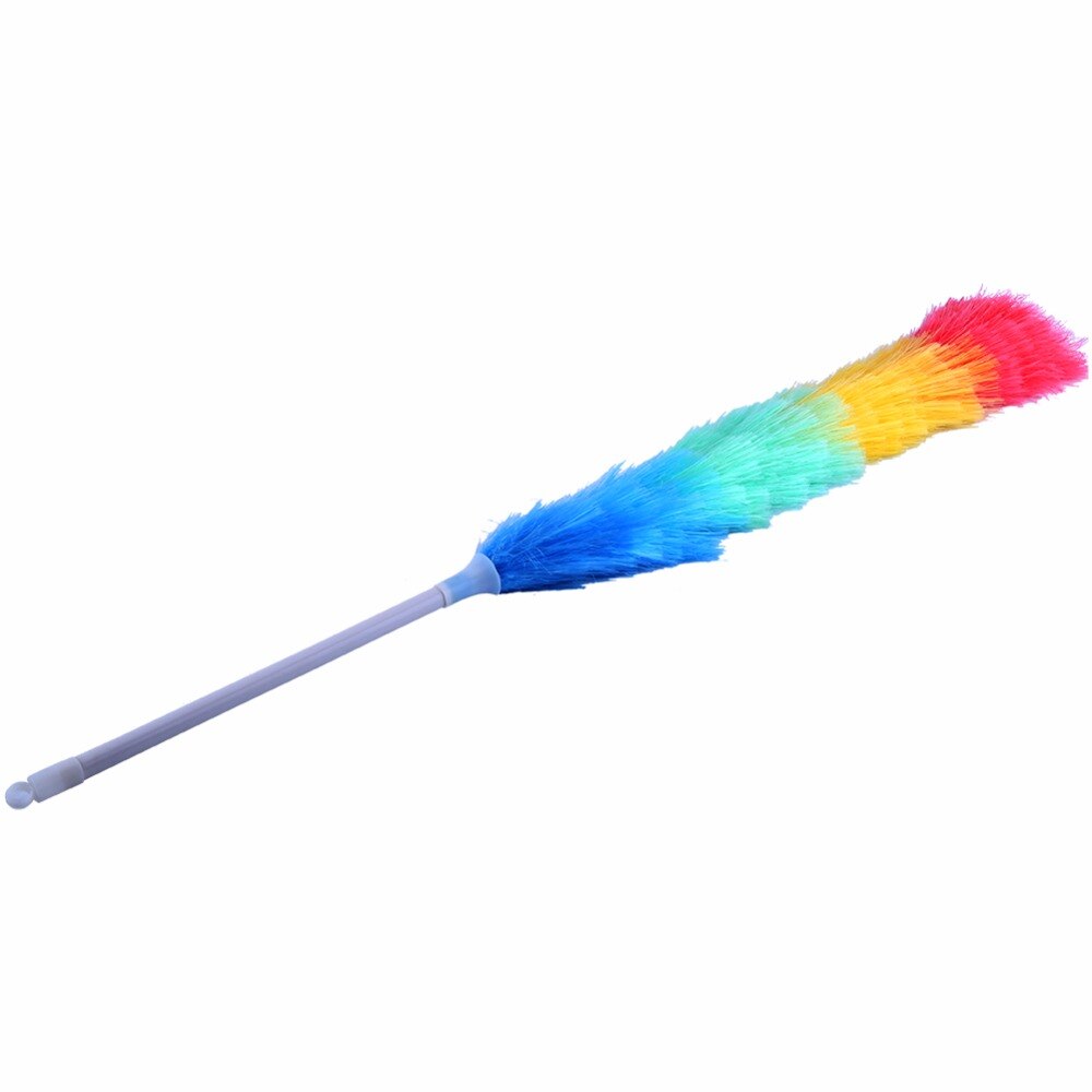 Long Soft Magic Feather Duster Household Colorful Cleaning Dust Dusters for Cabinets Cosets Wardrobes