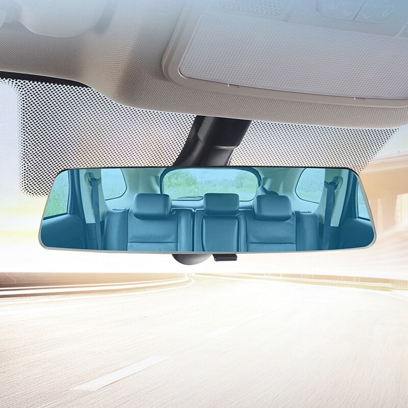 Car Indoor 2.5D Full Sn Frameless Rearview Mirror, Large Field of View, Panoramic Anti-Glare Rearview Mirror