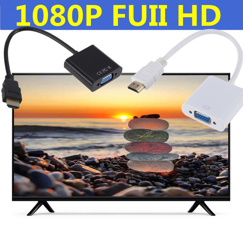 1080P Hdmi-Compatibel Naar Vga Adapter Digitaal Naar Analoog Converter Kabel Voor Xbox PS4 Pc Laptop Tv Box om Projector Displayer Hdtv