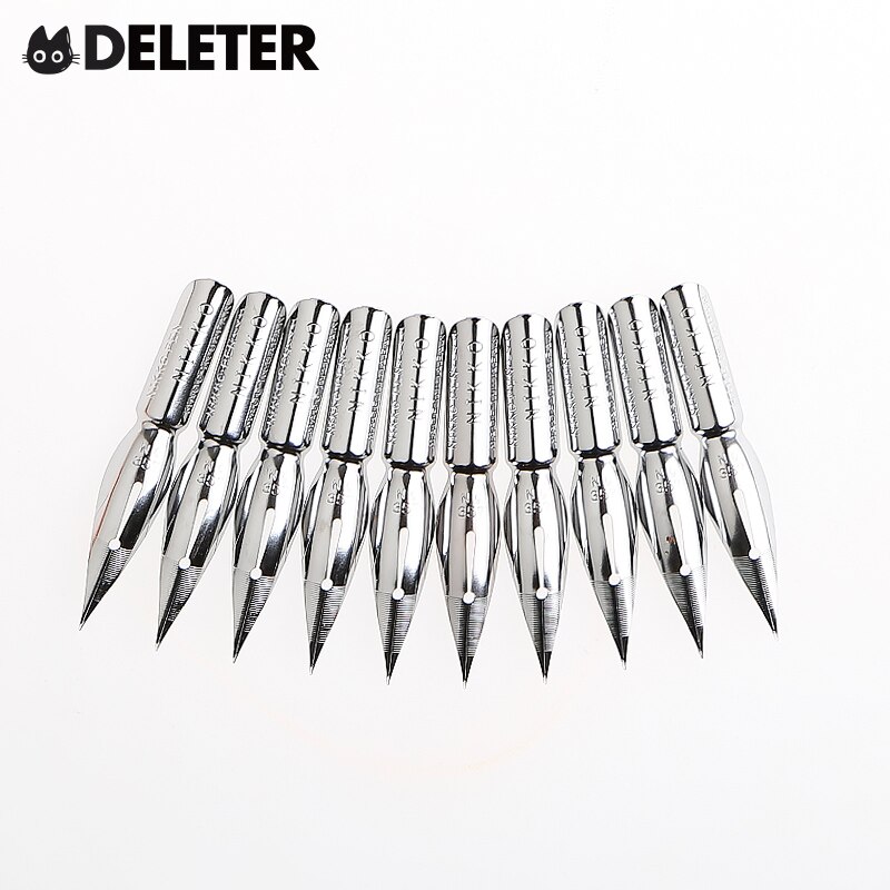 2PCS TOP Japan Deleter Sunlight / Zebra Series Comic D Tib Dip Pen Tib Nib Set