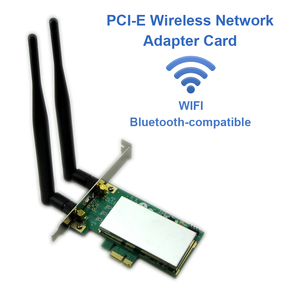 Wireless Mini PCI Express to PCIe PCI Express to Desktop PCIe Adapter Network Card Bluetooth-compatible