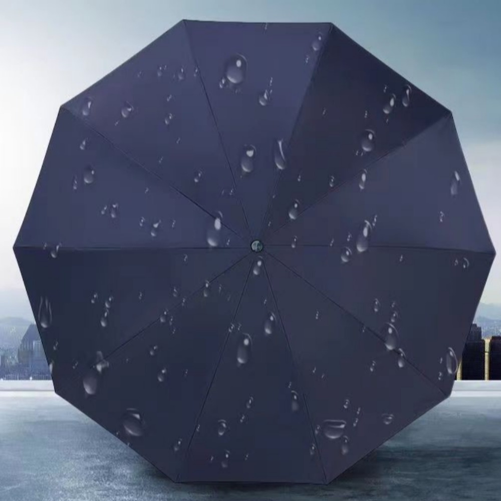 12 ribben extra grote opvouwbare paraplu - winddicht, automatisch, modieus, UV-bescherming, dubbel gebruik voor zonnig en regenachtig weer, S