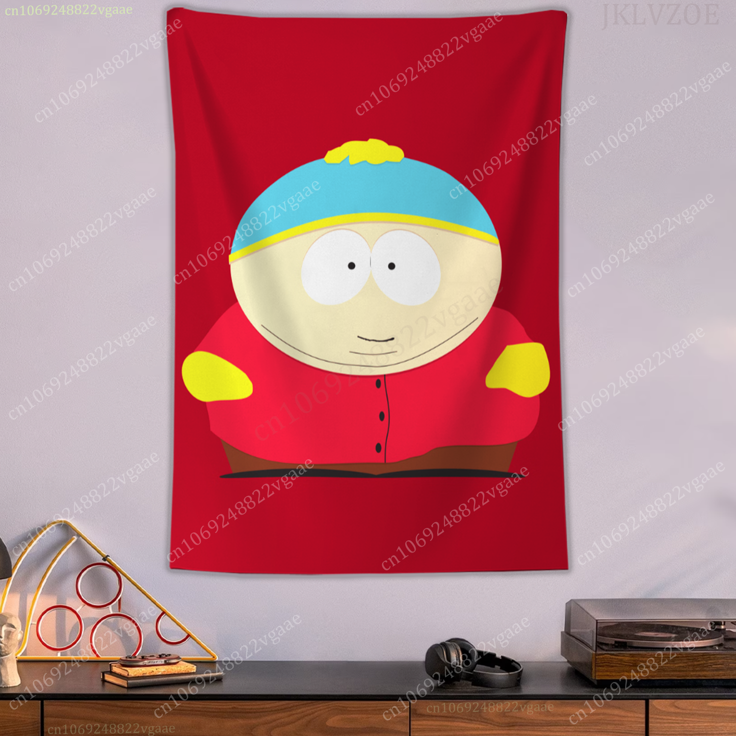 South Park Tapestry Poster Wall Tapestries Bedroom Decoration Aesthetic Tapices Flag Wallpaper 40x60 Funny Slogan: 1900MM×1250MM / Blue