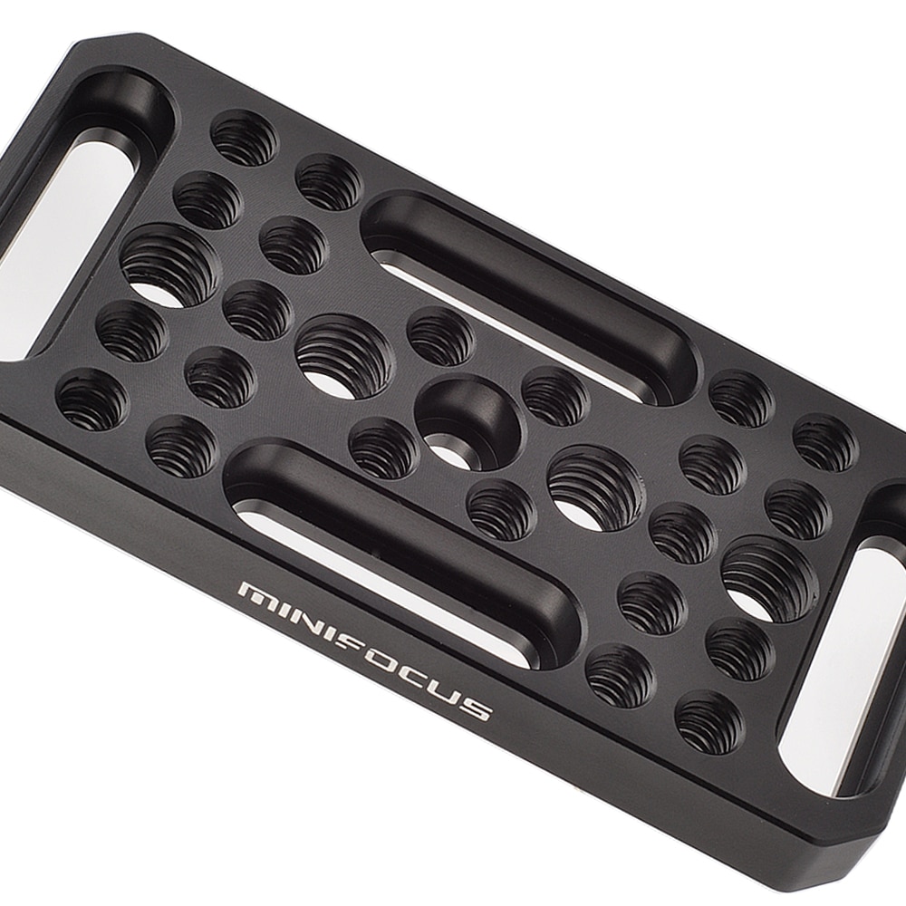 Video Switching Cheese Plate Camera Easy Plate for Railblocks, Dovetails and Short Rods For DSLR Camera Cage 15mm Rig System