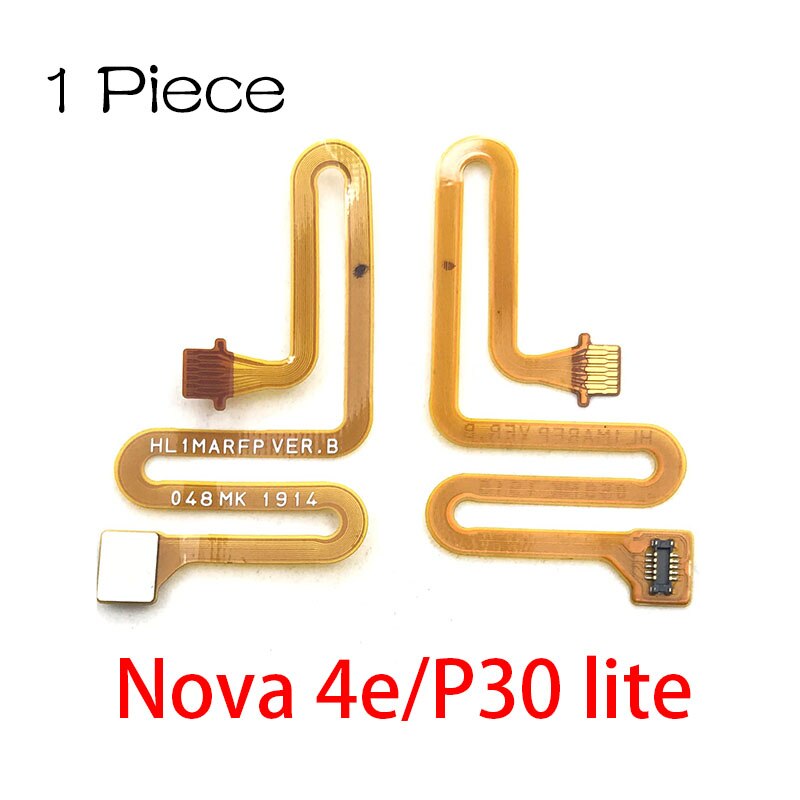For Huawei Nova 3 3i 4 4e 5 5i Pro P10 P20 Pro P30 Lite Home Button Fingerprint Touch Id Sensor Connector Flex Cable: Nova 4e