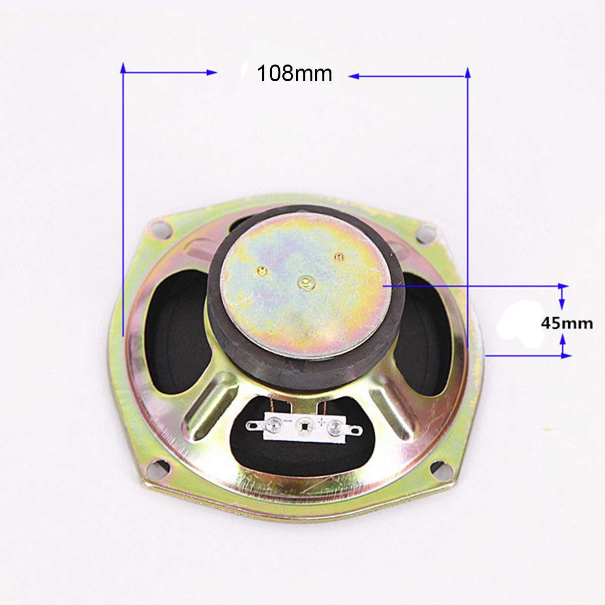 10W 4.5Inch 120mm Subwoofer Bass Radiator Speaker Unit Box Bass Horn DIY Speaker Accessories Loudspeaker Stereo Strong Bass Horn