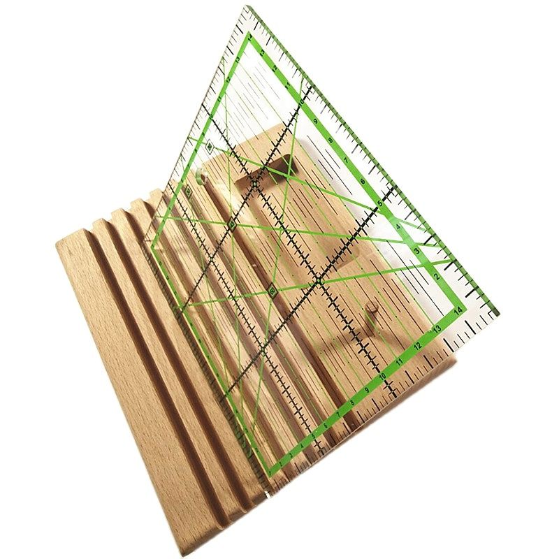 DIY Sewing Square Patchwork Ruler Tool Transparent Acrylic Ruler Clothing Grading Ruler Triangle Ruler Sewing Drawing Yardsticks