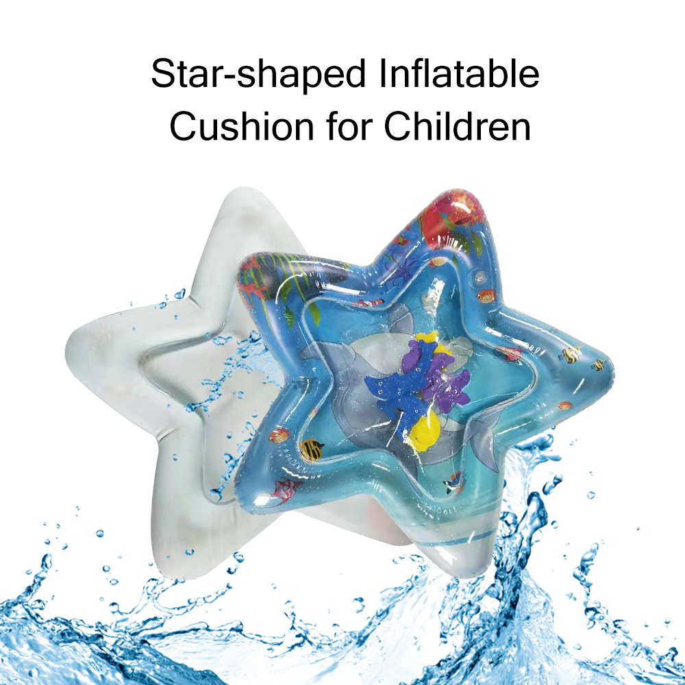 Creatieve Dual Gebruik Speelgoed Zuigelingen Opblaasbare Water Kussen Baby Opblaasbare Klopte Pad Tummy Tijd Premium Water Mat