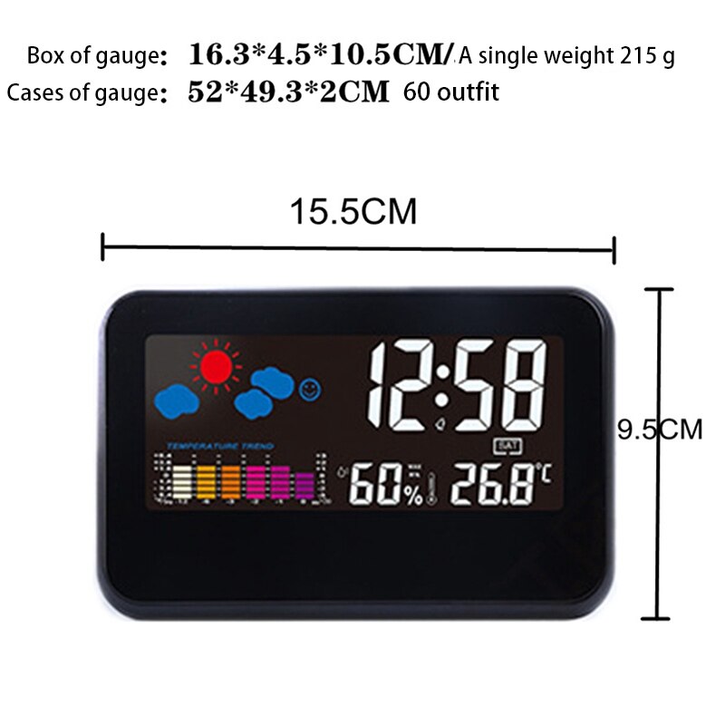 Weather Station, Indoor Outdoor Thermometer With Forecast, Temperature, Clock