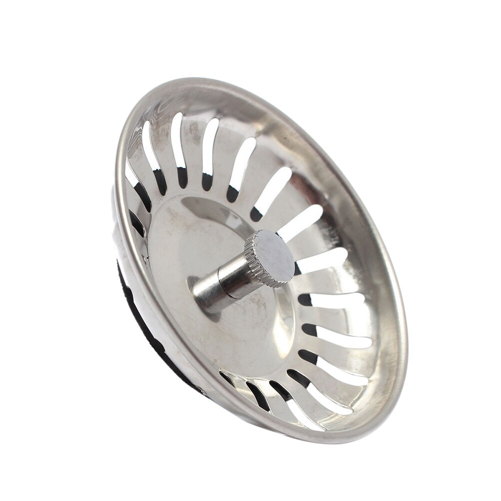 Stainless Steel Kitchen Sink Strainer Stopper Waste Plug Sink Filter Bathroom Hair Catcher Drains Strainers Sinks