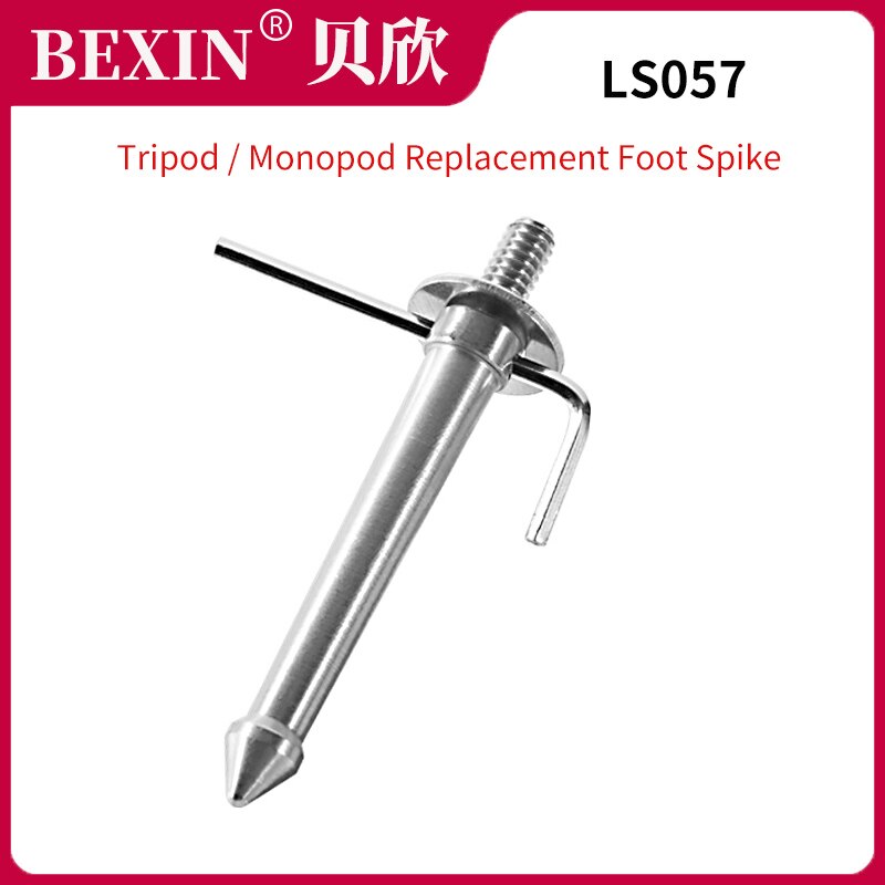 Universal 120mm 65mm 3/8 Inch Tripod Replacement Foot Spike For Bogen Manfrotto Gitzo Benro RRS SIRUI Tripod Monopod Mount